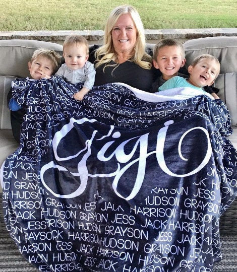 Name blankets on discount outdaughtered